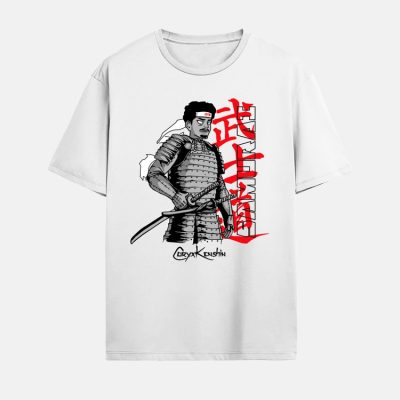 coryxkenshin samurai shogun white tee 1 - CoryxKenshin Store