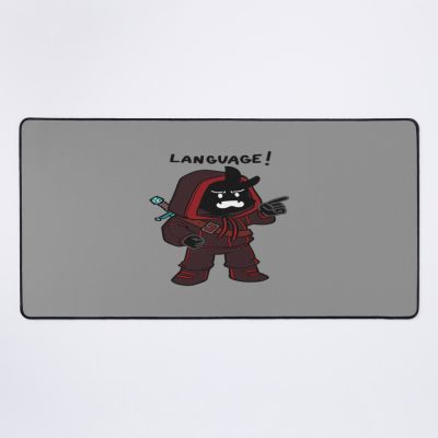 Badboyhalo Language Mouse Pad Official Cow Anime Merch